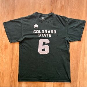 Colorado State University CSU Rams Dark Green Short Sleeve T-shirt Medium
